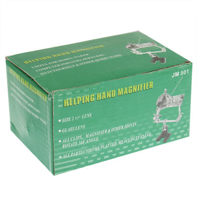 Helping Hand Magnifier, Hand Soldering Iron Stand Helping 2x Optical Magnifying Solder Tool, 2X