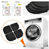 4 PCS Shockproof and Anti-slip Pad Mute Cotton for Washing Machine, Anti-slip Pad Mute Cotton