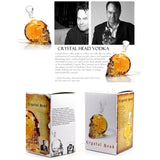 Crystal Glass Skull Bottle for Vodka & Whiskey & Beer Liqueur & Red Wine & Other Beverage, 1000ML
