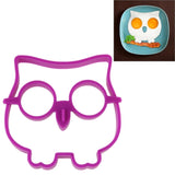 Cartoon Owl Shape Egg Frying Ring Mold Silicone Egg Fried Mould Omelette Mold, Egg Frying