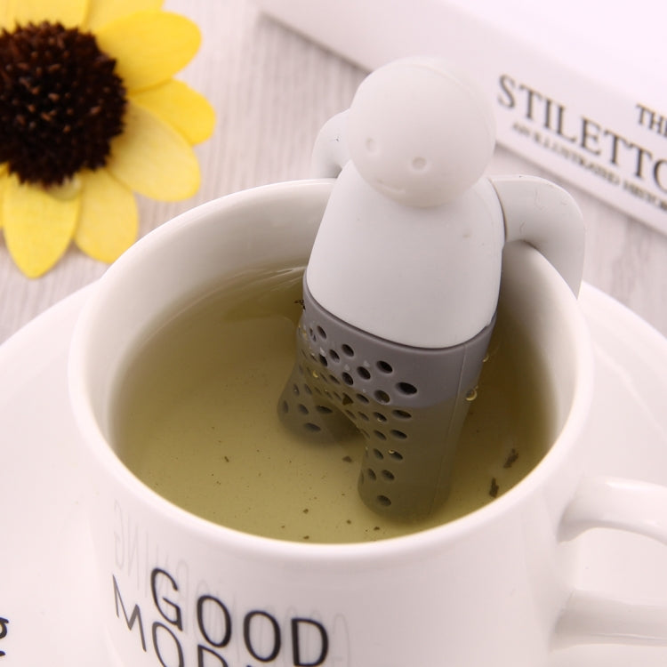Cute Mr Tea Infuser Silicone Tea Strainers, Cute Mr Tea
