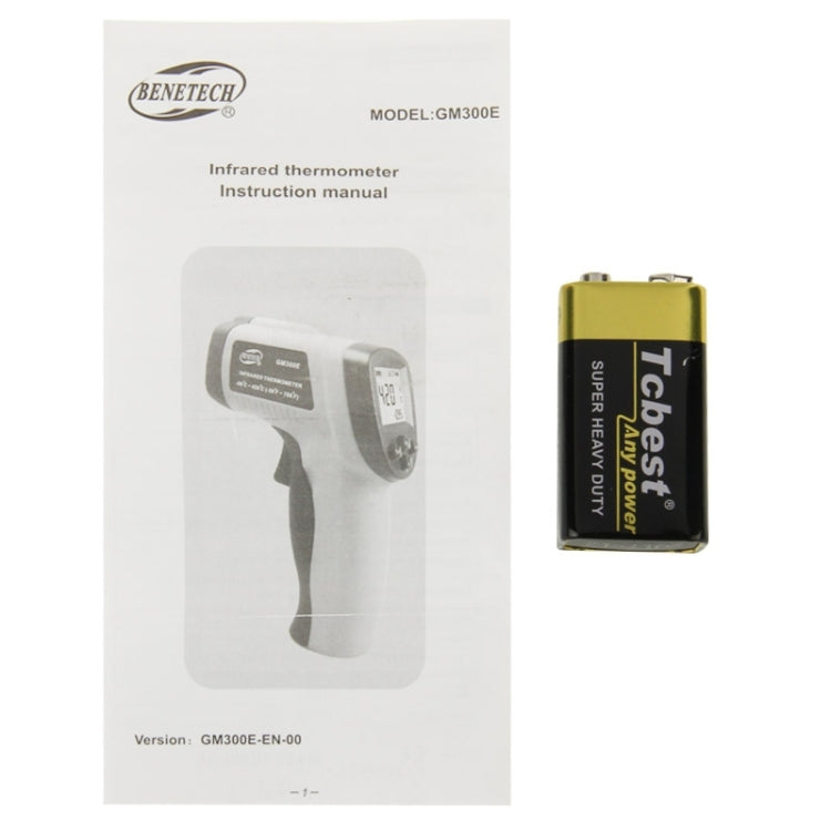 BENETECH GM300E Digital Laser Point Infrared Thermometer, Temperature Range: -50-420 Celsius Degree, GM300E