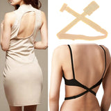 Adjustable Low Back Bra Strap Converter Backless V Conversion Solution