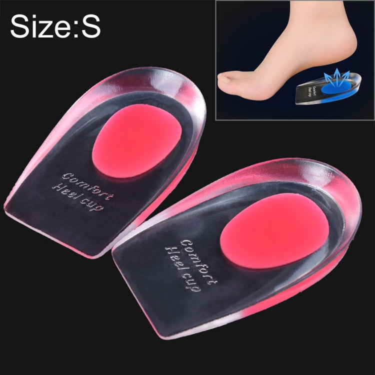 Women Silicone Gel Comfort Heel Cups Pads Half Pads, Size: S, 1 Pair, Blue, 1 Pair 1 Pair Pink