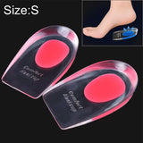 Women Silicone Gel Comfort Heel Cups Pads Half Pads, Size: S, 1 Pair, Blue, 1 Pair 1 Pair Pink