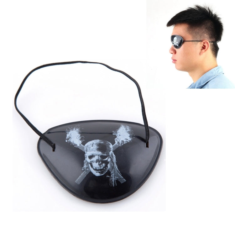 Halloween Props Plastic Pirate Eye Patches, Random Pattern Delivery, Pirate Eye Patches