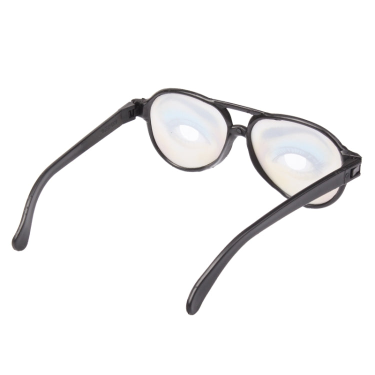 Plastic Funny Joke Glasses with Black Frame, Joke Glasses