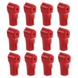 12 PCS Red ABS Display Hook / Security Lock Hook, 5.0mm Lock Hook Red, 6.0mm Lock Hook Red