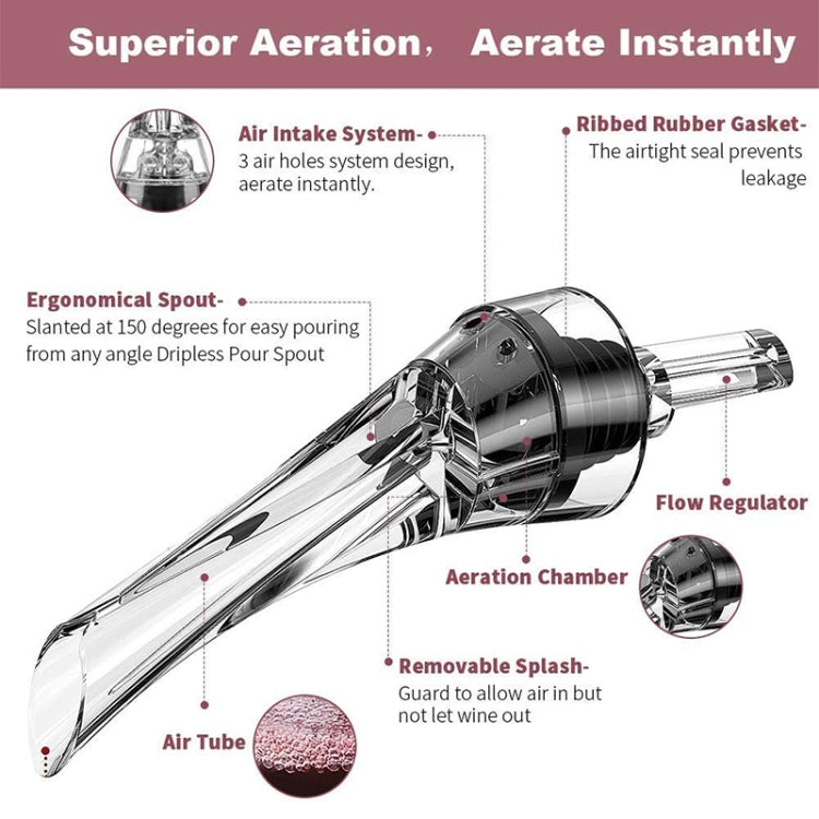 Fashion Olecranon Wine Pourer/Rapid Decanter, Wine Aerator Decanter