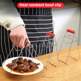10pcs High Quality Kitchen Gadget Stainless Steel Pot Clip, Pot Clip