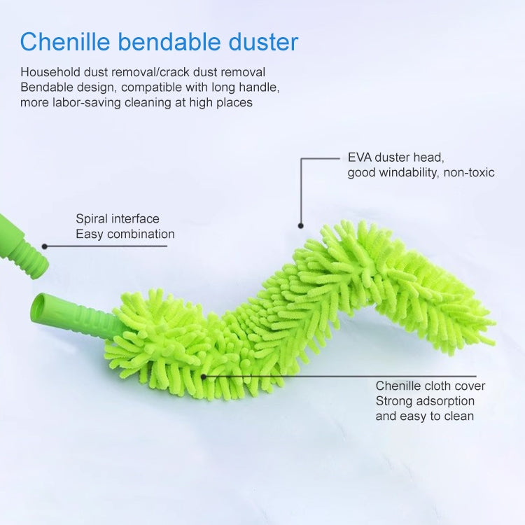 Single Sided Flexible Chenille Changeable Dust Duster , Single Sided