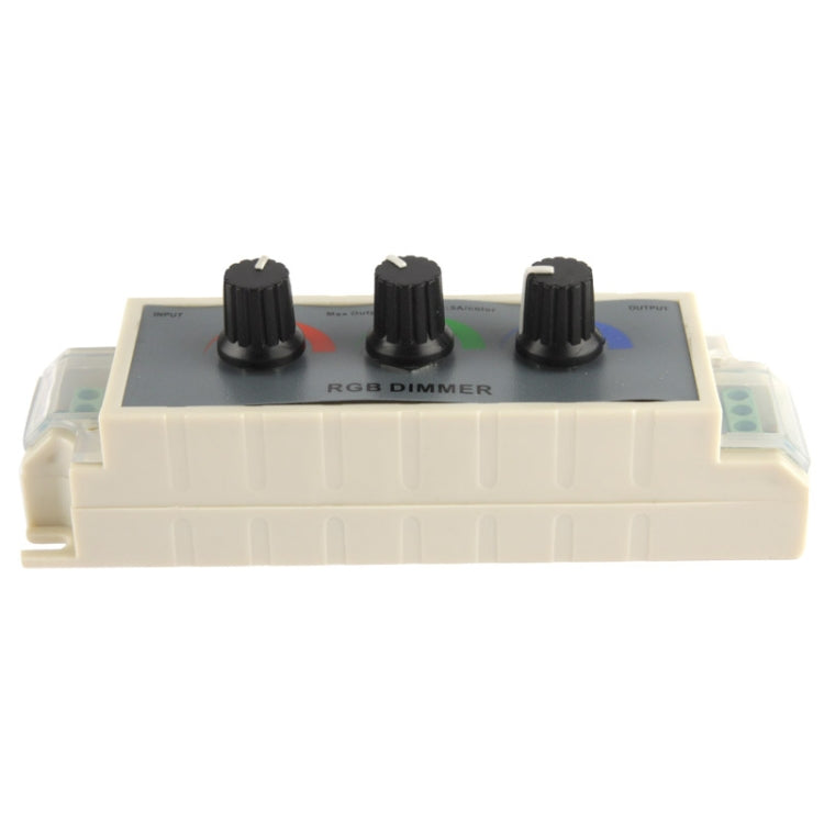 3 Channel RGB LED Dimmer Controller for LED Light Strip DC12-24V, Output Current: 3A