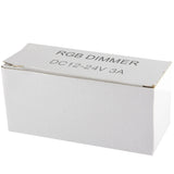 3 Channel RGB LED Dimmer Controller for LED Light Strip DC12-24V, Output Current: 3A
