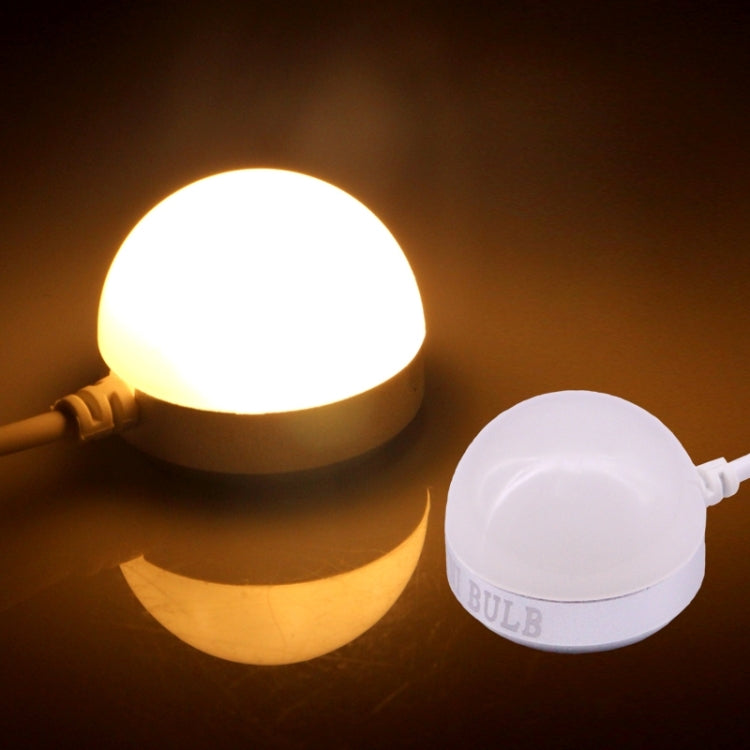 USB-2W 5V 140-150Lumens 6 LED, Warm White Light, White Light Warm White Light S-LED-0355WW