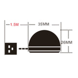 USB-2W 5V 140-150Lumens 6 LED, Warm White Light, White Light