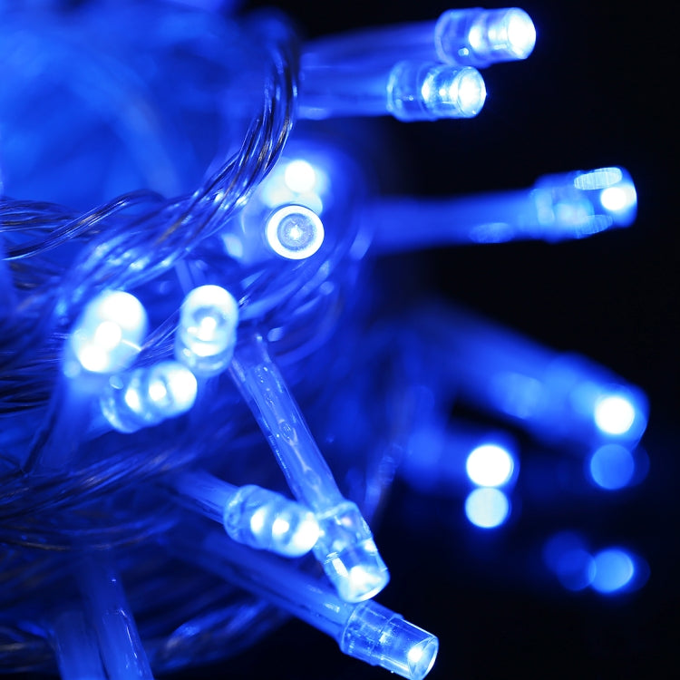 100 LED Light with Controller, Flashing / Fading / Chasing Effect, AC 220V, EU Plug, White Light, Red Light, Orange Light, Blue Light, Pink Light, Purple Light, Yellow Light, Green Light Blue Light Blue Light