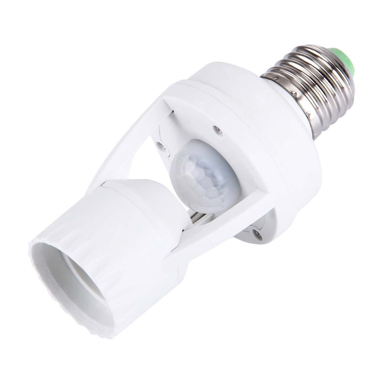 360 Degrees E27 60W PIR Motion Sensor Lamp Holder, Detection Range: Around 6m, AC 110-240V Default Title