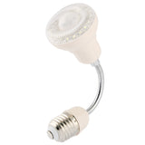 1.8W E27 Spiral Human Sensor Light Control Energy-saving Night Light, Sensitive Distance: 5 - 7m White