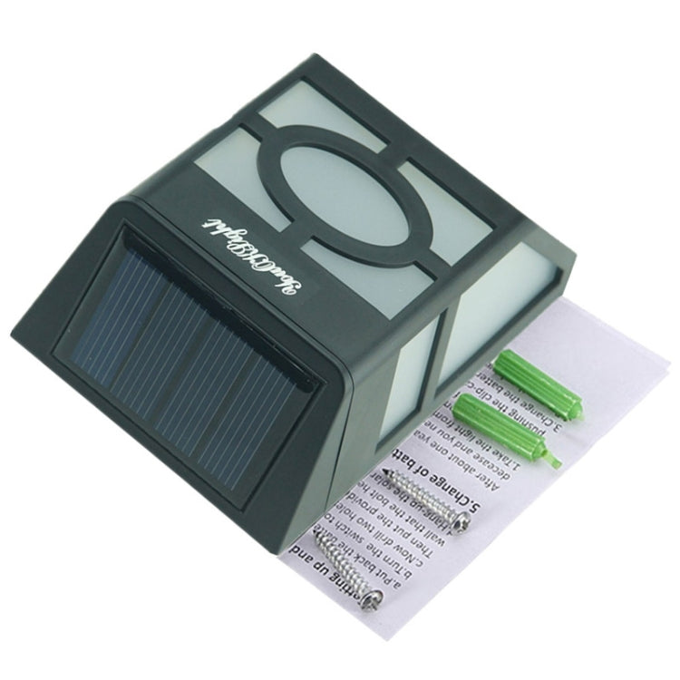 2 LED Fence Lamp Solar Wall Mounted Light, S-LED-3090W, S-LED-3090WW