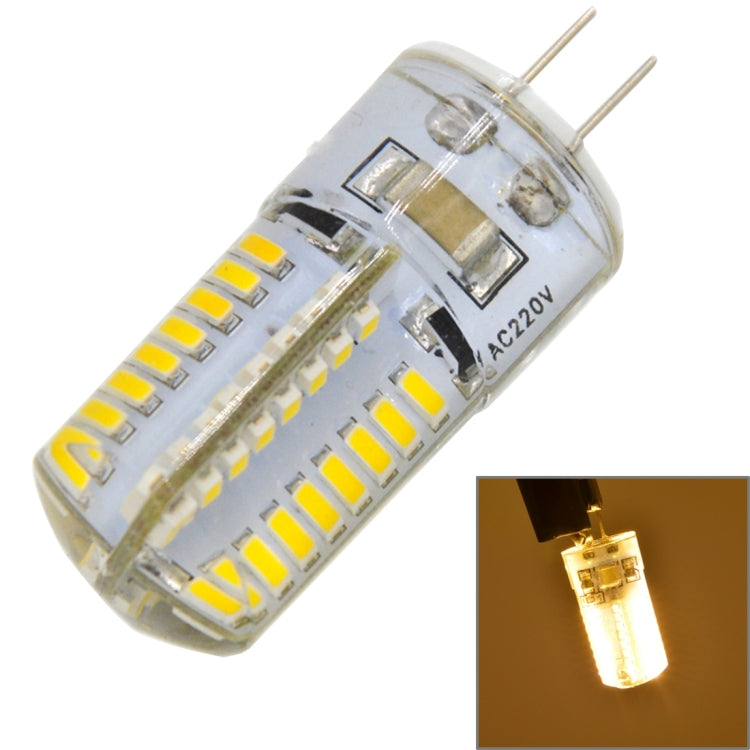 64 LED SMD 3014, AC 220V, S-LED-3505W, S-LED-3505WW