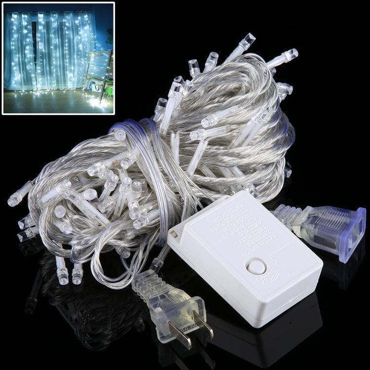 100 LEDs with End Joint & 8 Display Modes Controller for Christmas Party, AC 110V, US Plug, 100 LEDs AC 110V(Blue Light), 100 LEDs AC 110V(Green Light), 100 LEDs AC 110V(Colorful Light), 100 LEDs AC 110V(White Light), 100 LEDs AC 110V(Red Light)       ... 100 LEDs AC 110V(White Light) S-LED-4320W