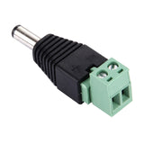5 PCS 5.5 x 2.1mm DC Power Male Connector for CCTV Camera