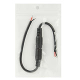 5.5 x 2.1mm DC Power Female Barrel to Male Barrel Connector Adaptor for LED Light Controller, Length: 20cm, S-LED-7566B, S-LED-7566W