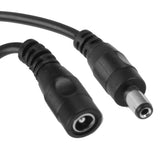 5.5 x 2.1mm DC Power Plug Male to Female Extension Connector Cable with ON / OFF Switch, Length: 30cm