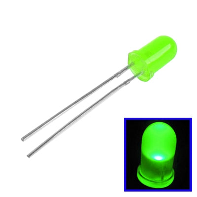 1000 PCS 3mm Green Light Round LED Lamp Green