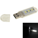 3 LED SMD 5630 1.5W USB Flash Disk Style USB Light Lamp, White Light, Green Light, Warm White Light White Light White Light