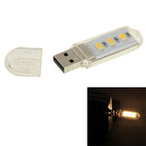 3 LED SMD 5630 1.5W USB Flash Disk Style USB Light Lamp, White Light, Green Light, Warm White Light Warm White Light Warm White Light