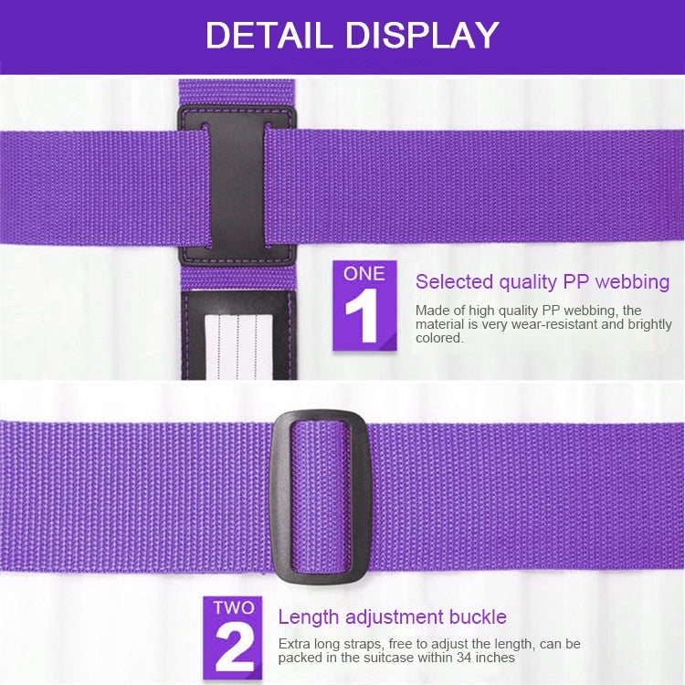 Luggage Strap Cross Belt Adjustable Packing Band Belt Strap with Password Lock for Luggage Travel Suitcase