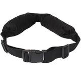 Sports Waterproof Elastic Waist Bag Two Pockets Fanny Pack Zip Pouch, Green