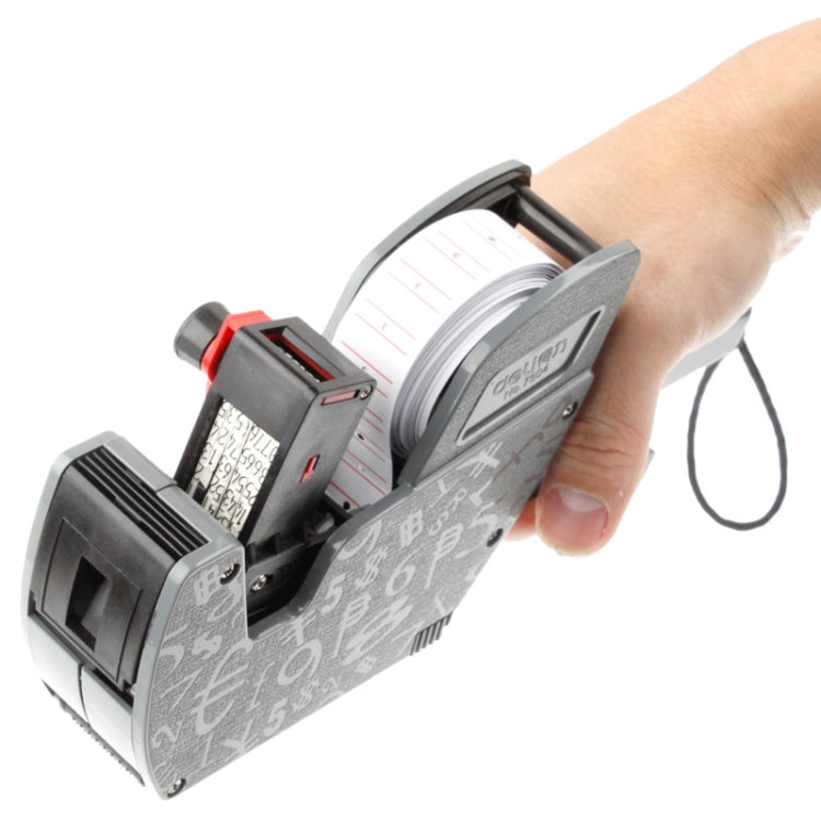 High Performance Handheld ink 8 Digits Price Labeller, Grey (No.7504), 7504