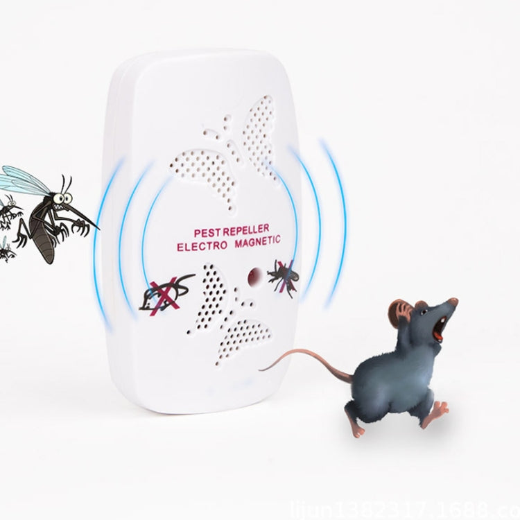 Ultrasonic Electronics Insecticide with Two Steps of Adjustable, White (US Plug), US Plug White, US Plug Pink