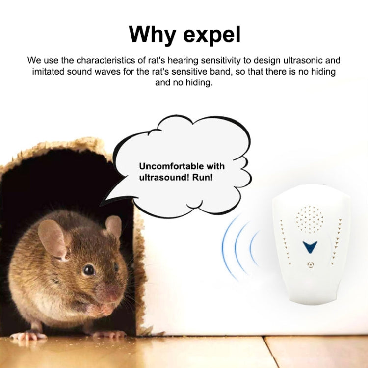 Ultrasonic Electronics Insecticide with Two Steps of Adjustable, White (US Plug), US Plug White, US Plug Pink