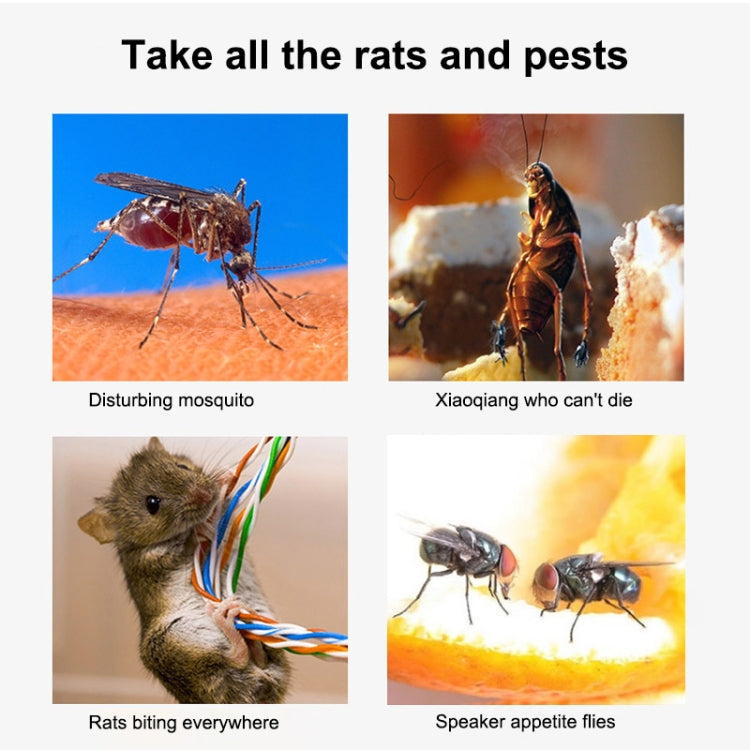 Ultrasonic Electronics Insecticide with Two Steps of Adjustable, White (US Plug), US Plug White, US Plug Pink