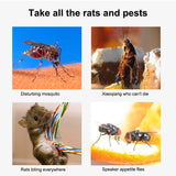 Ultrasonic Electronics Insecticide with Two Steps of Adjustable, White (US Plug), US Plug White, US Plug Pink