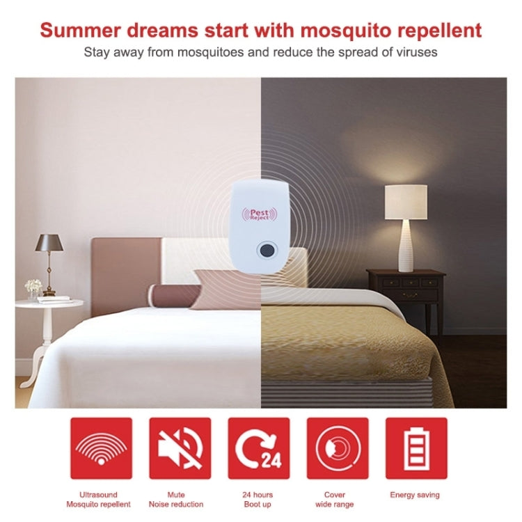 Ultrasonic Electronic Cockroach Mosquito Pest Reject Repeller,US Plug, Ultrasonic Repeller UK Plug, Ultrasonic Repeller AU Plug, Ultrasonic Repeller EU Plug, Ultrasonic Repeller US Plug, US Plug US Stock