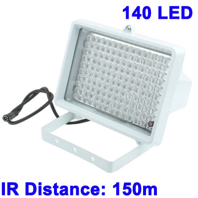 140 LED Auxiliary Light for CCD Camera, IR Distance: 150m (ZT-140LF) , Size: 11x17x12.5cm