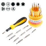31 in 1 Micro Pocket Precision Screwdriver Watch Repair Tool Set Kit, Random Color Delivery, 31 in 1