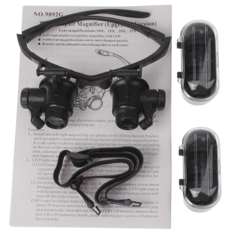 Upgraded Version Watch Repair Magnifier with Four Different Magnifications, 9892