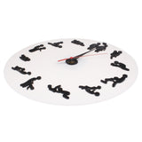 Sex Position Clock / Novelty Wall Clock Adult Clock, Sex Position Clock