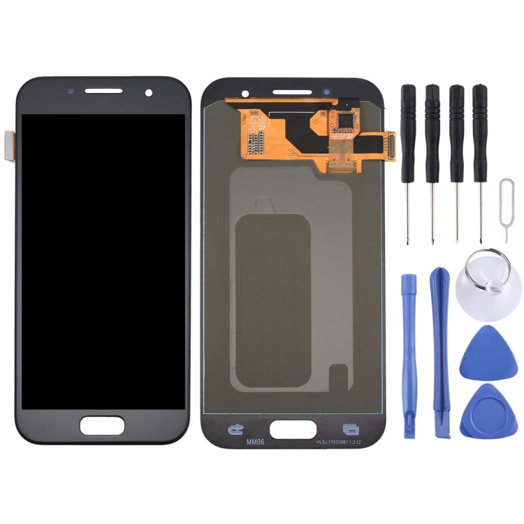 Original LCD Screen and Digitizer Full Assembly for Galaxy A3 (2017) / A320, A320FL, A320F, A320F/DS, A320Y/DS, A320Y, For Galaxy A3 (2017), For Samsung Galaxy A3 (2017) For Samsung Galaxy A3 (2017) SAS7905BL
