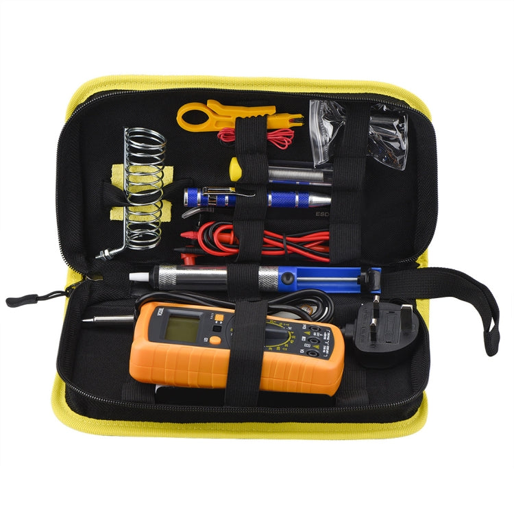 15 in 1 50Hz 60W Electric Iron Set Kit with Multimeter, Random Color Delivery, Multimeter Multimeter