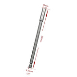 5 PCS 1/4 Electric Batch Head High Magnetism Connecting Rod Pistol Drill Extension Rod Sleeve Fast Turning Joint, Length: 150mm, 150mm Joint