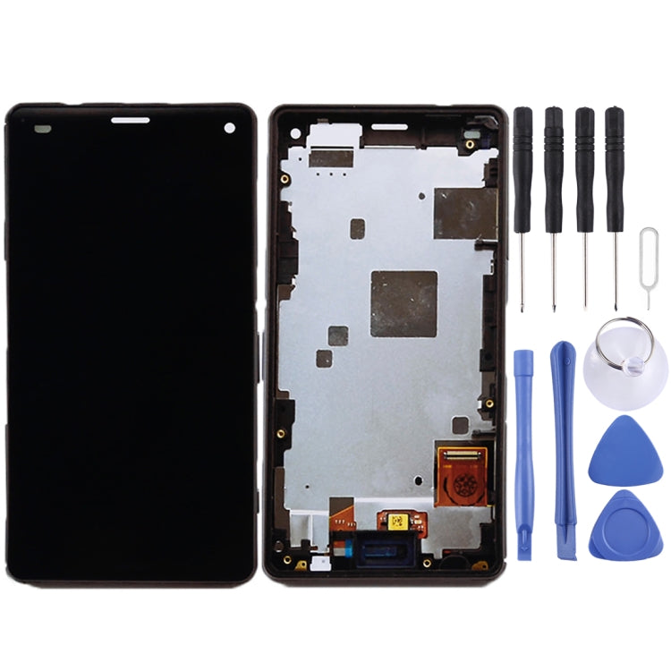 LCD Screen and Digitizer Full Assembly with Frame for Sony Xperia Z3 Mini Compact, For Xperia Z3 Mini Compact OEM, Xperia Z3 Mini Compact, For Xperia Z3 Mini Compact, Xperia Z3 Mini Compact (Green) For Xperia Z3 Mini Compact OEM Black