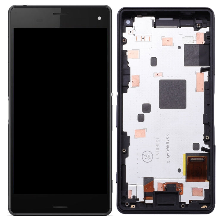 LCD Screen and Digitizer Full Assembly with Frame for Sony Xperia Z3 Mini Compact, For Xperia Z3 Mini Compact OEM, Xperia Z3 Mini Compact, For Xperia Z3 Mini Compact, Xperia Z3 Mini Compact (Green)