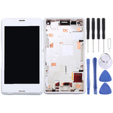 LCD Screen and Digitizer Full Assembly with Frame for Sony Xperia Z3 Mini Compact, For Xperia Z3 Mini Compact OEM, Xperia Z3 Mini Compact, For Xperia Z3 Mini Compact, Xperia Z3 Mini Compact (Green) For Xperia Z3 Mini Compact White