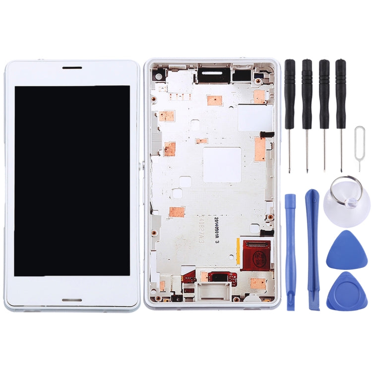 LCD Screen and Digitizer Full Assembly with Frame for Sony Xperia Z3 Mini Compact, For Xperia Z3 Mini Compact OEM, Xperia Z3 Mini Compact, For Xperia Z3 Mini Compact, Xperia Z3 Mini Compact (Green) For Xperia Z3 Mini Compact White